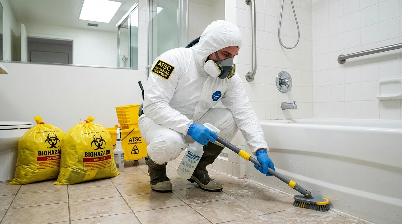 Decontamination equipment deployed for Blood Cleanup in Dracut